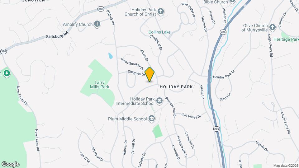 332 Holiday Park Dr Map and Location Details