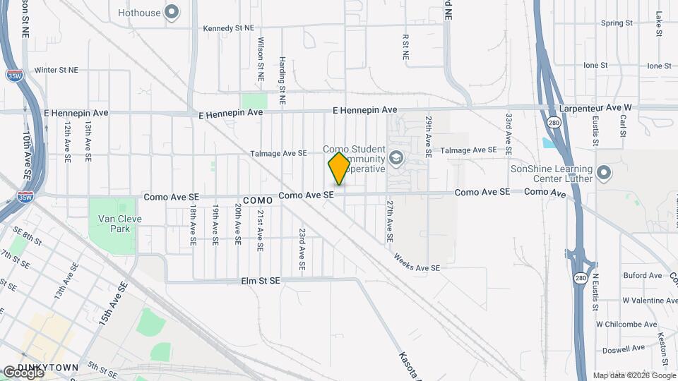 2417 Como Ave SE Mapa y Detalles de la Ubicación