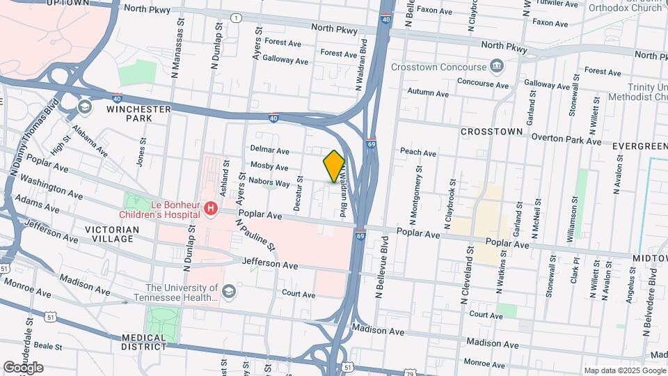 1095 Merriwether Ave Mapa y Detalles de la Ubicación