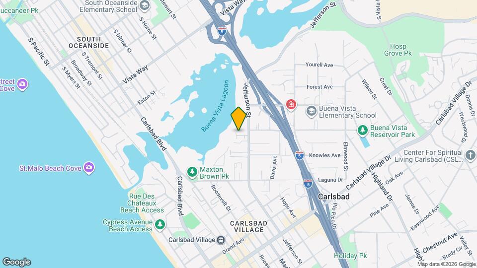 2525 Jefferson St Map and Location Details