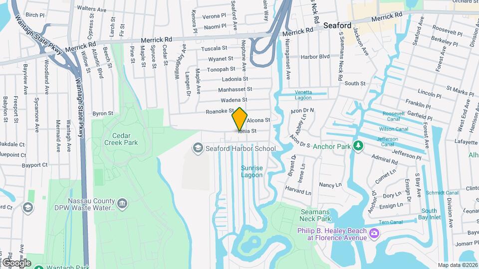 3624 Ionia St Map and Location Details