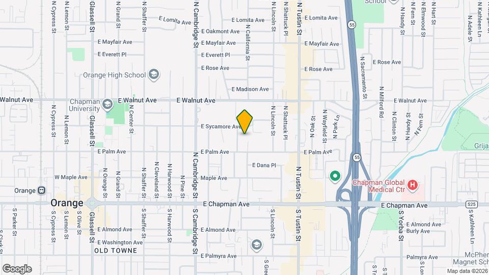 365 N Magnolia St Map and Location Details