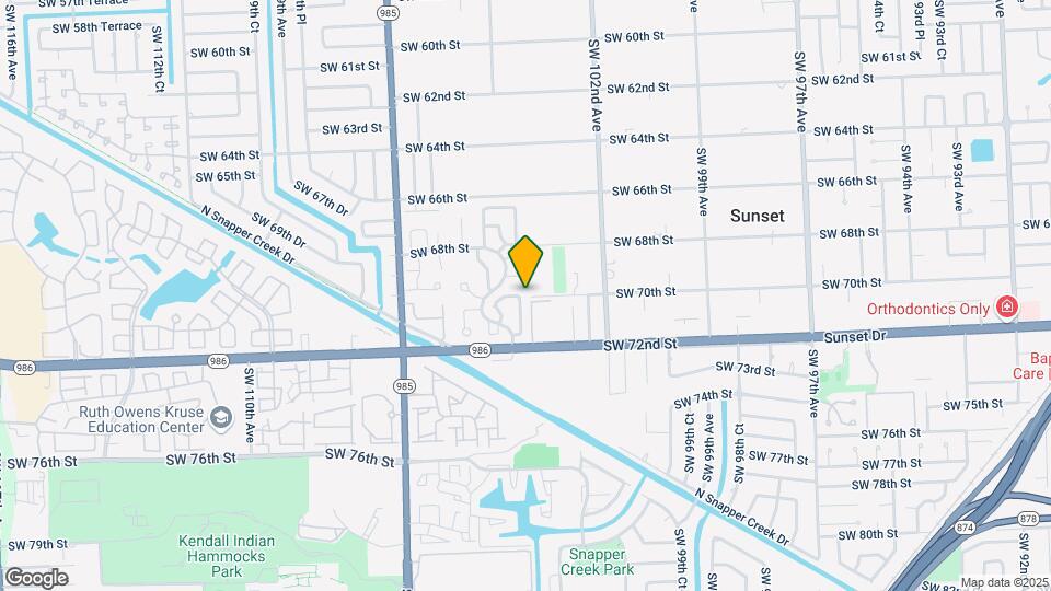 7168 SW 103rd Ct Map and Location Details