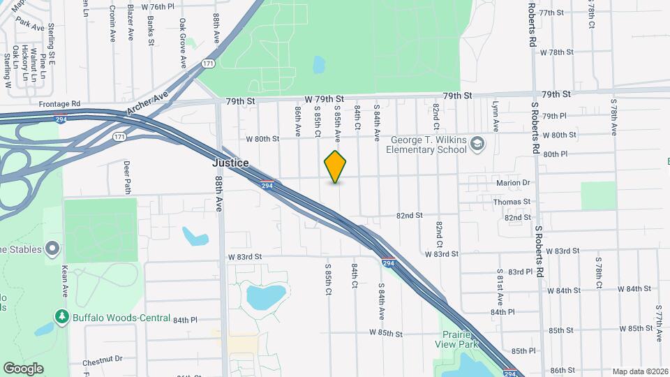 8108 S 85th Ave Mapa y Detalles de la Ubicación