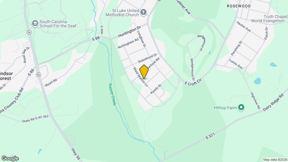 3840A Maid Marion Ln Map and Location Details