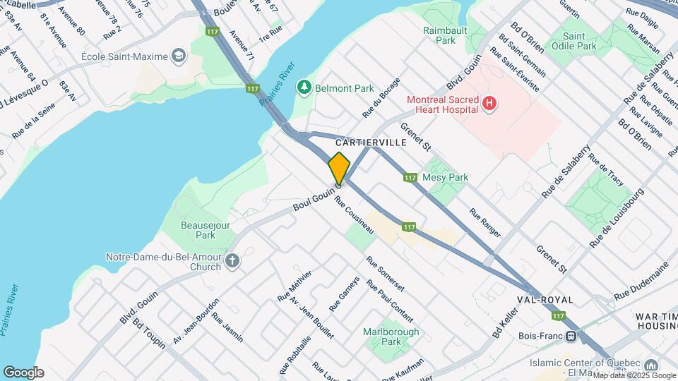 6390 Boul Gouin Map and Location Details