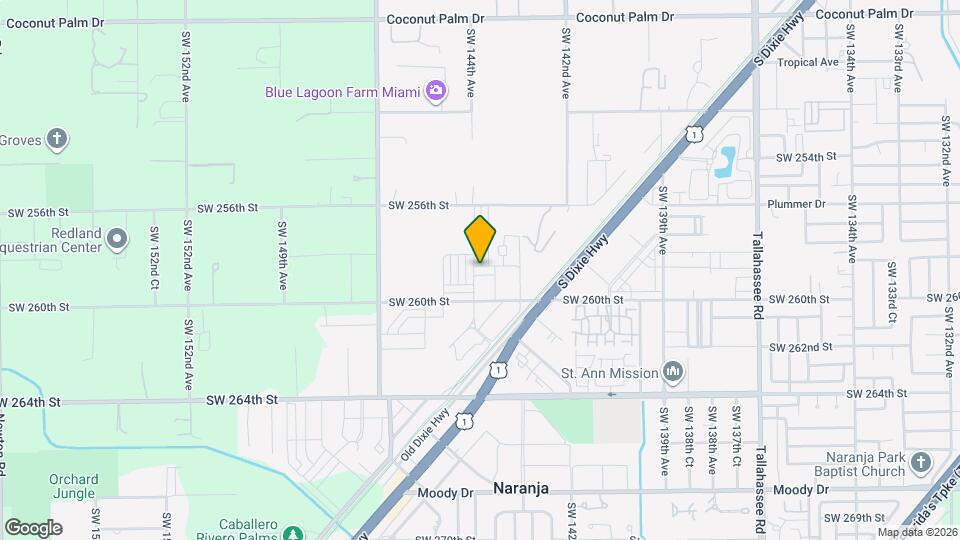 14382 SW 258th Ln Map and Location Details