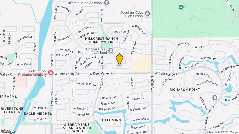 6926 W Via Del Sol Dr Map and Location Details