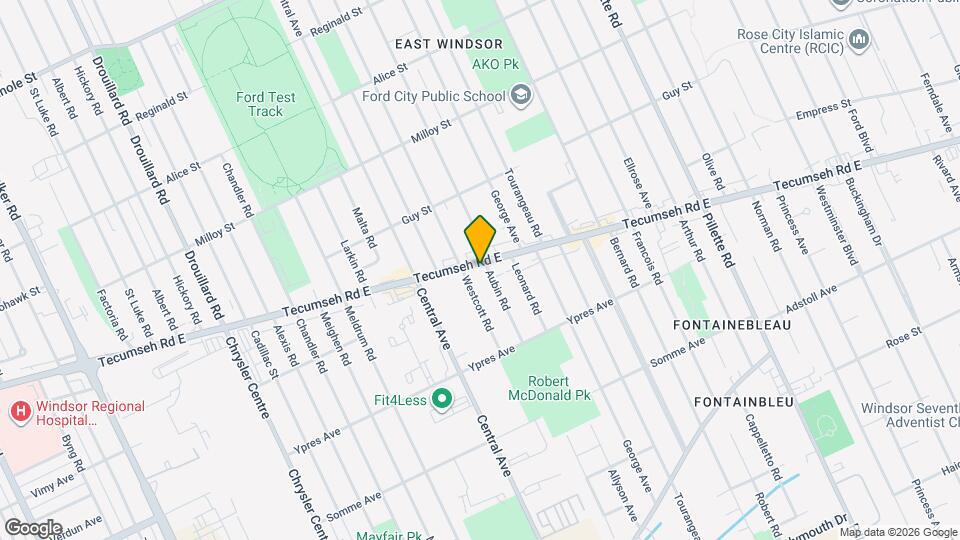 3875 Tecumseh Rd E Map and Location Details