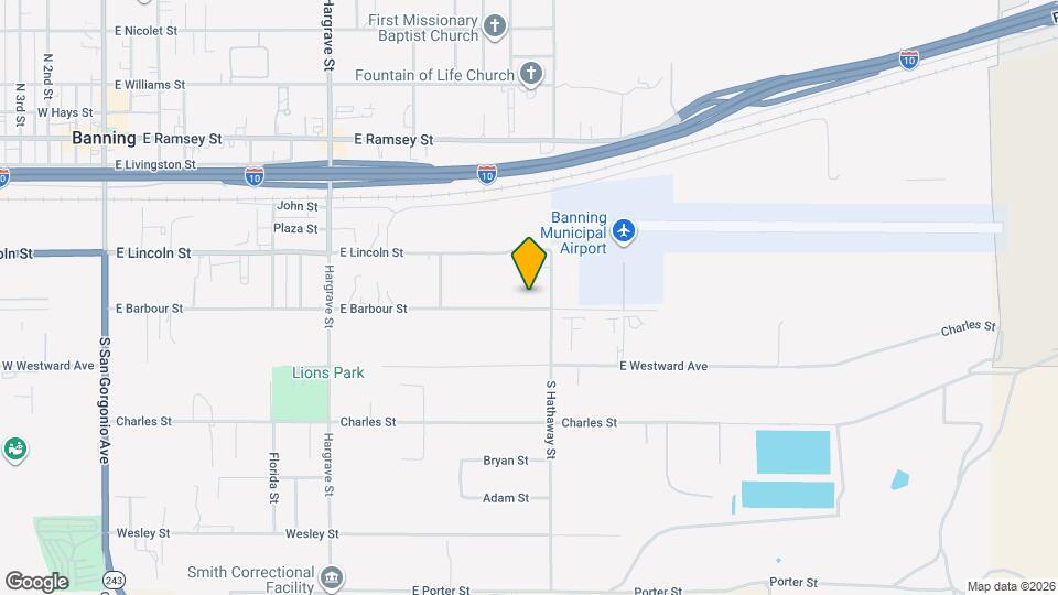 1521 E Barbour St Map and Location Details