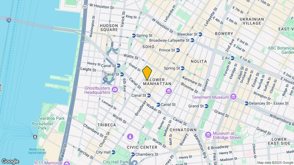21-23 Mercer St Mapa y Detalles de la Ubicación