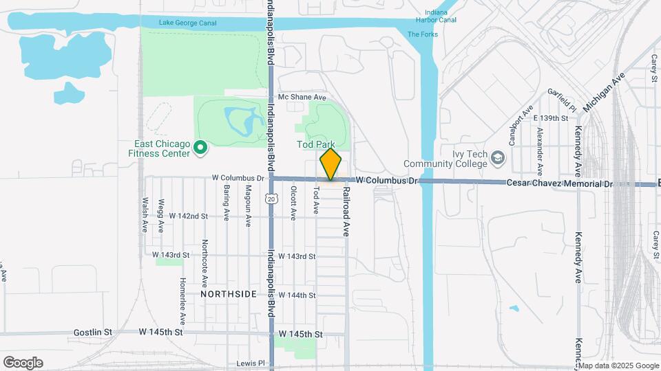 519 W Columbus Dr Map and Location Details