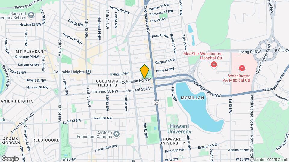 744 Columbia Rd NW Map and Location Details