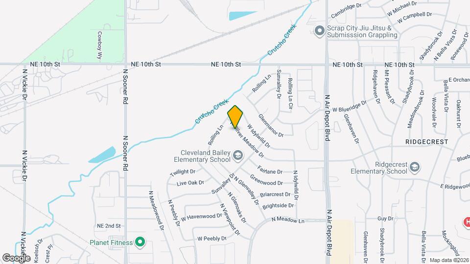 1008 W Silver Meadow Dr Map and Location Details