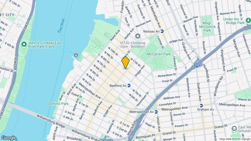 148 Bedford Ave Map and Location Details