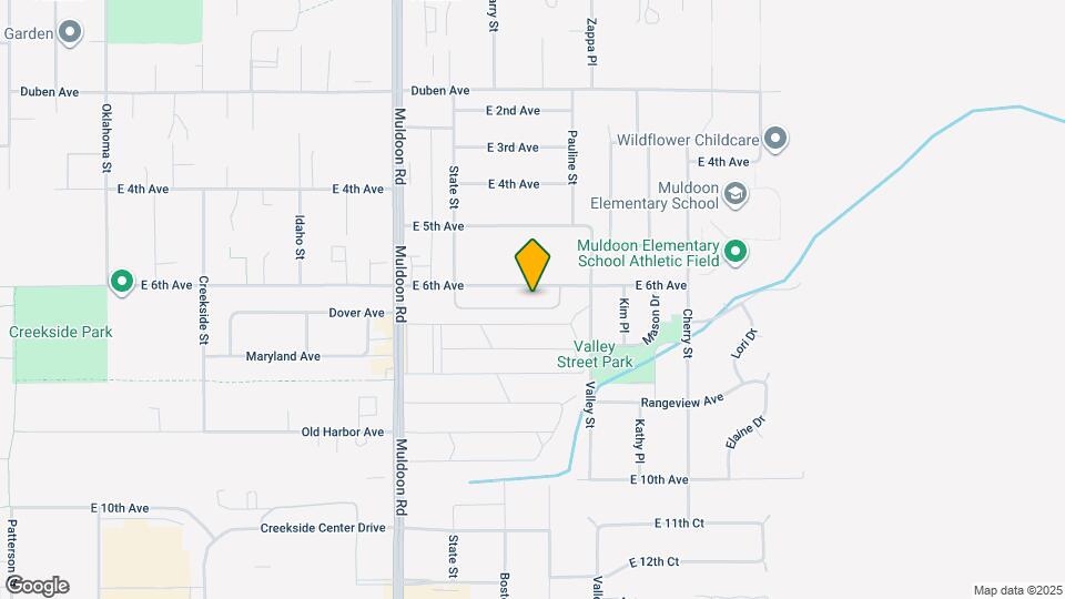 8132 E 6th Ave Map and Location Details