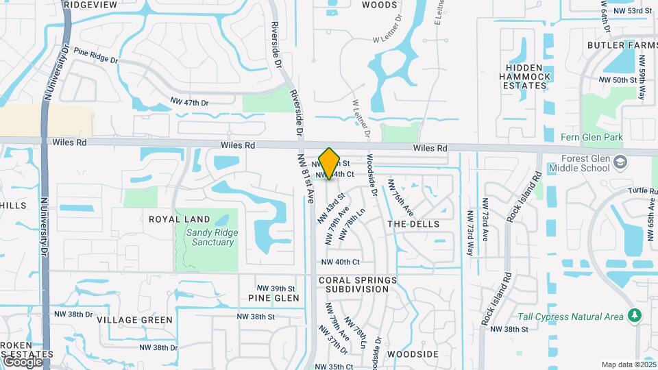 4371 NW 80th Ave Map and Location Details