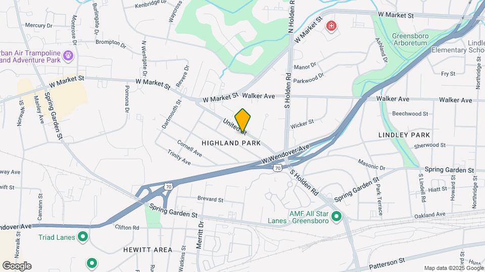 4227 United St Map and Location Details