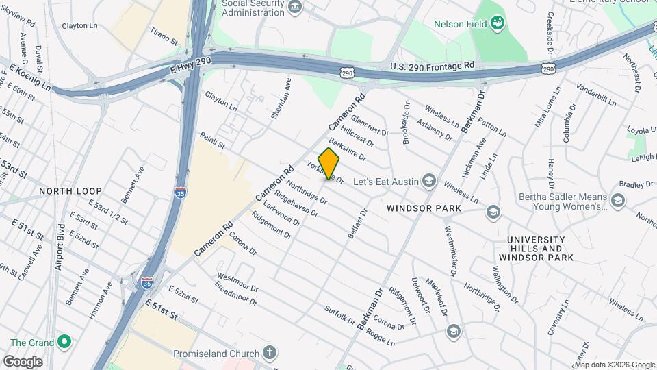 1400 Braes Ridge Dr Map and Location Details