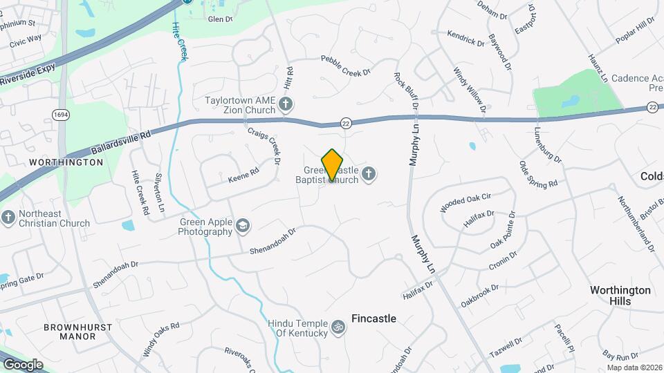 11116 Oak Bend Ct Map and Location Details