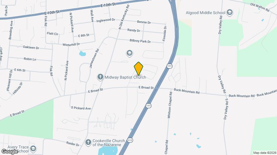 1535 Garden Ln Map and Location Details