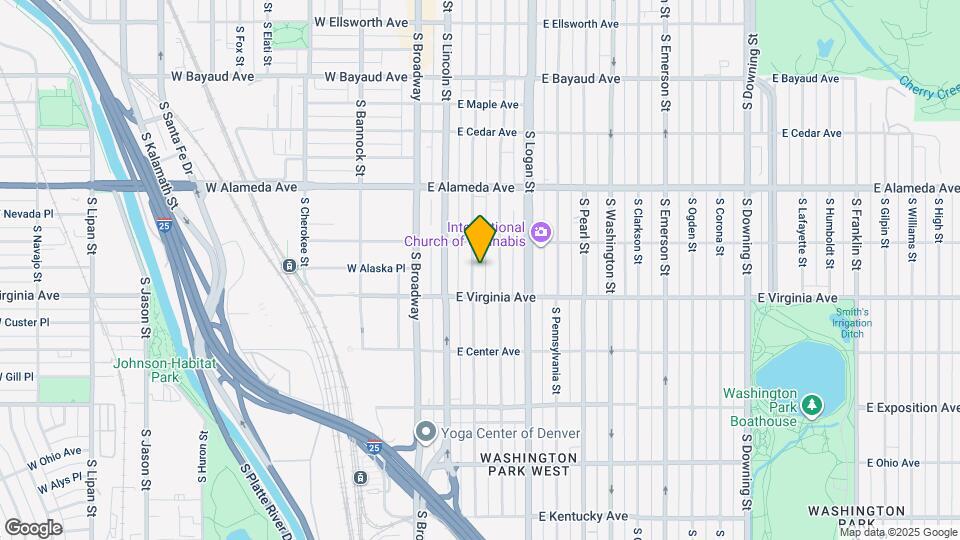 450 S Sherman St Map and Location Details