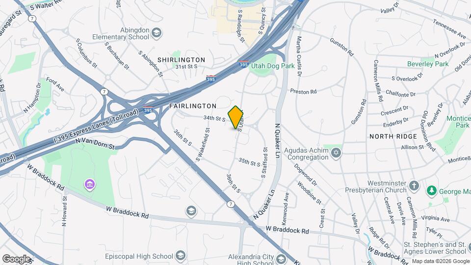 3416 S Utah St Map and Location Details