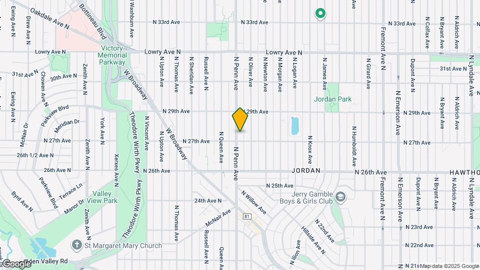 2708 Penn Ave N, Unit 2 Map and Location Details