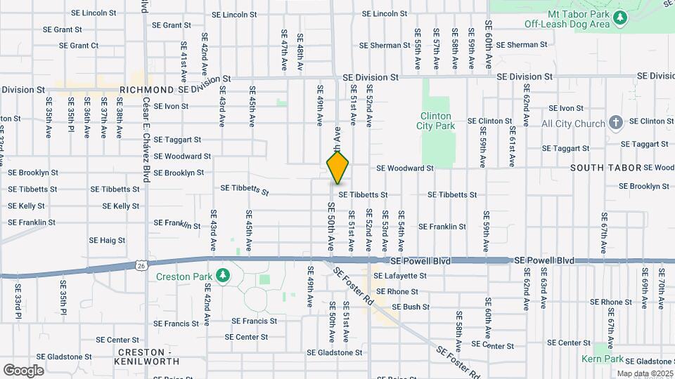 3058 SE 50th Ave Map and Location Details