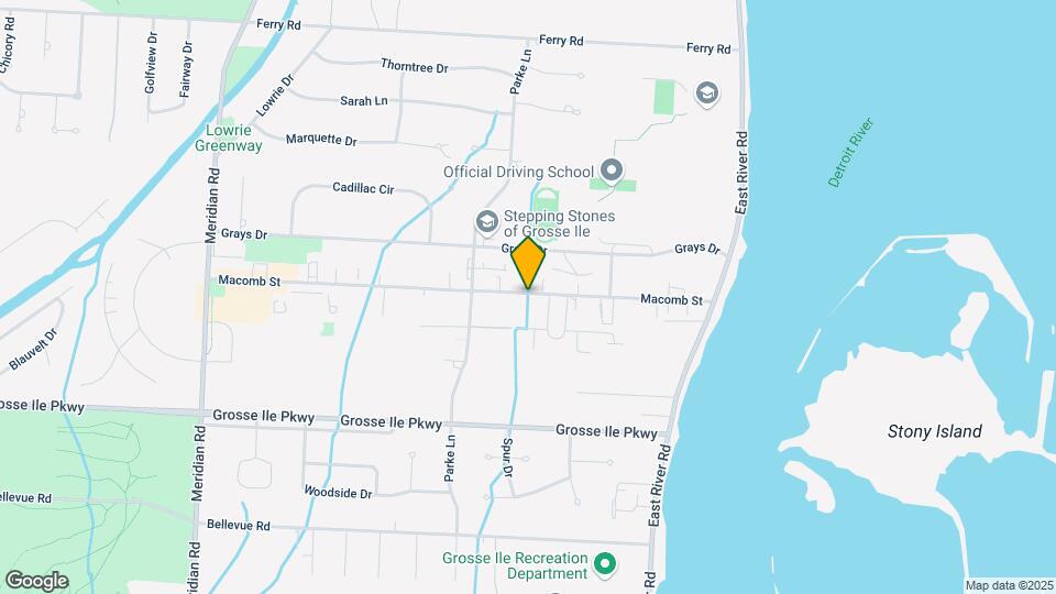 8135 Macomb St Map and Location Details