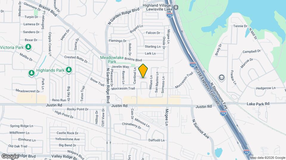 1393 Bonanza Ln Map and Location Details