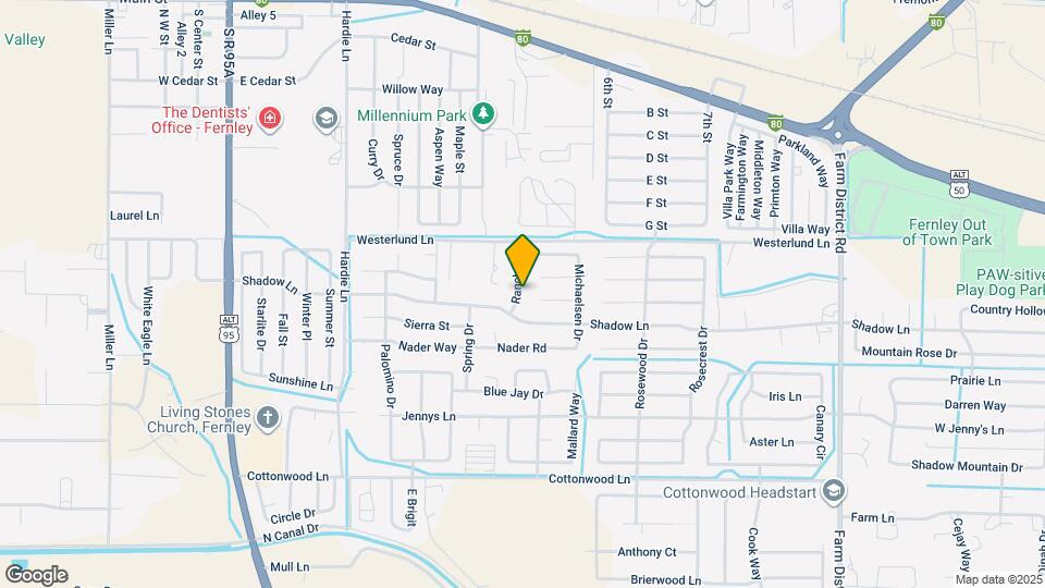 584 Ranch Rd Map and Location Details