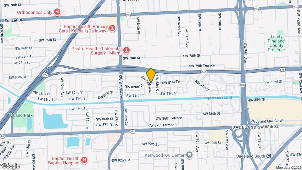 8355 SW 82nd Terrace Map and Location Details