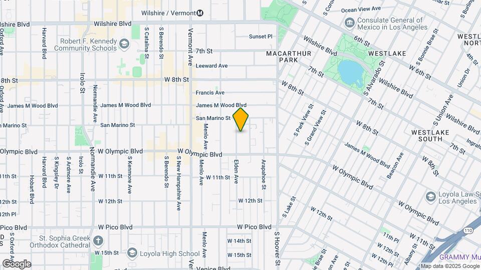 956 Elden Ave Map and Location Details