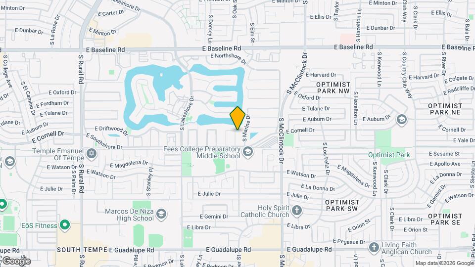 5609 S Spinnaker Rd Map and Location Details