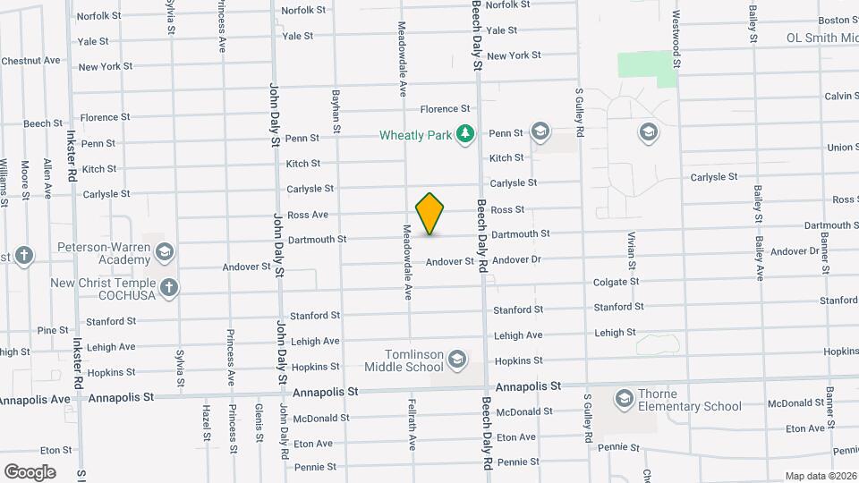 26011 Dartmouth St Map and Location Details