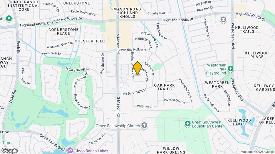 21715 Bevington Oaks Ct Map and Location Details
