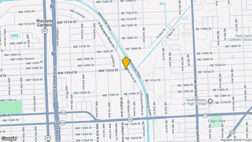 14240 S Biscayne River Dr Map and Location Details