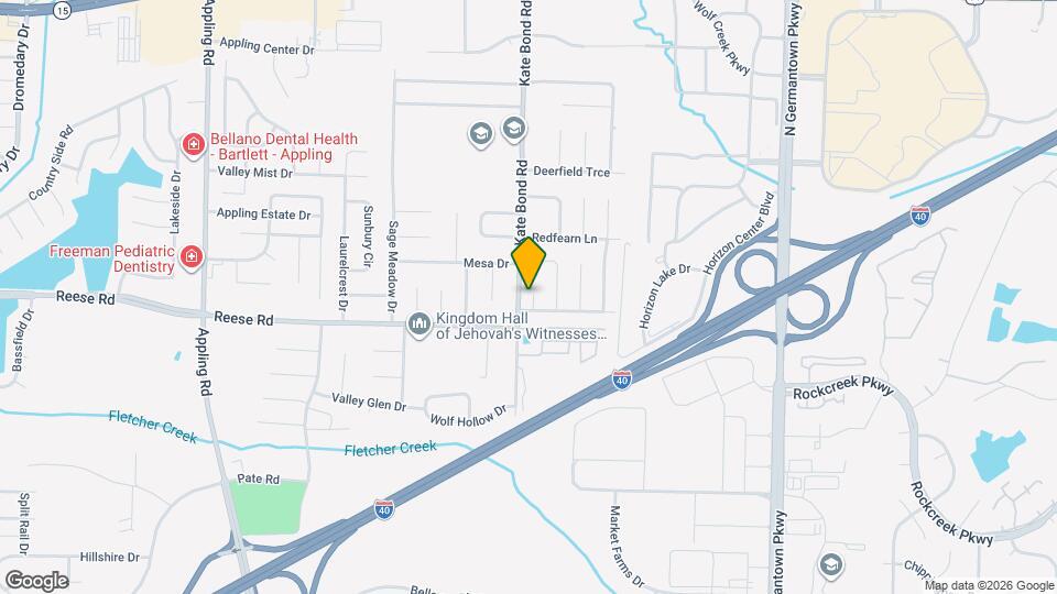 2535 Clydes Place Cove Mapa y Detalles de la Ubicación