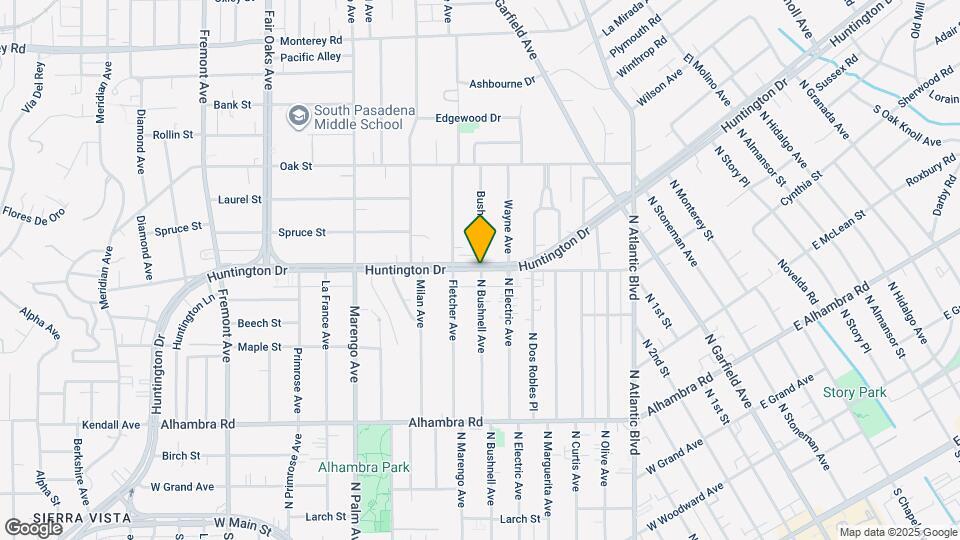 2101 W Huntington Dr Map and Location Details