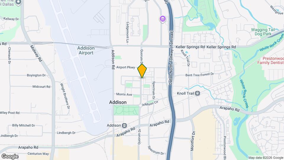 15826 Quorum Dr Map and Location Details