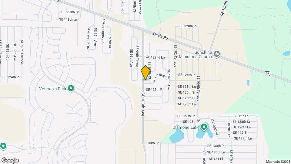 12495 SE 100th Ave Map and Location Details