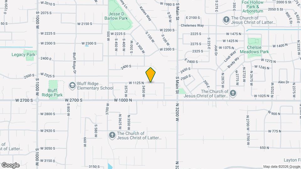 3391 W 1125 N Map and Location Details