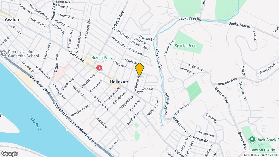 62 N Bryant Ave Map and Location Details