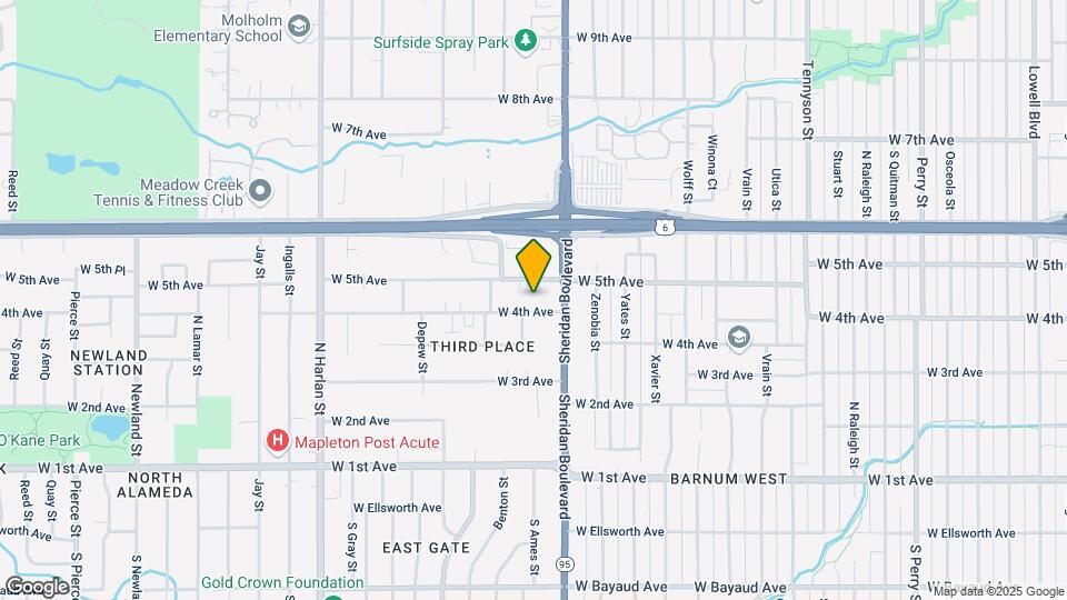 5325 & 5335 W 4th Ave Map and Location Details