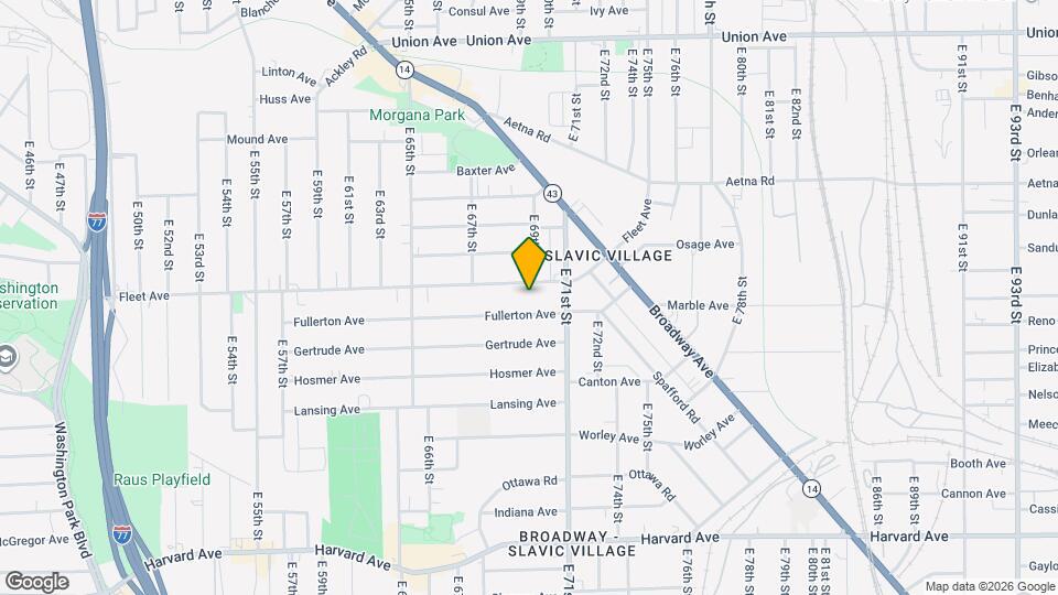 6822 Fleet Ave Map and Location Details