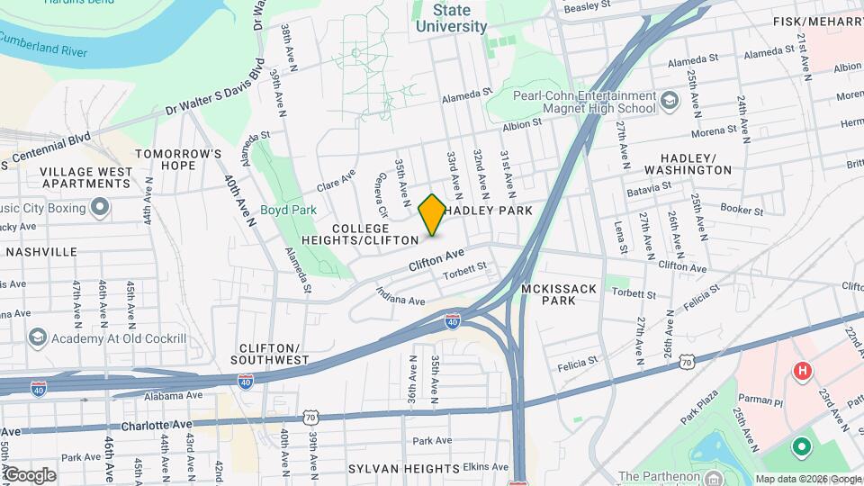 3407 Batavia St Map and Location Details