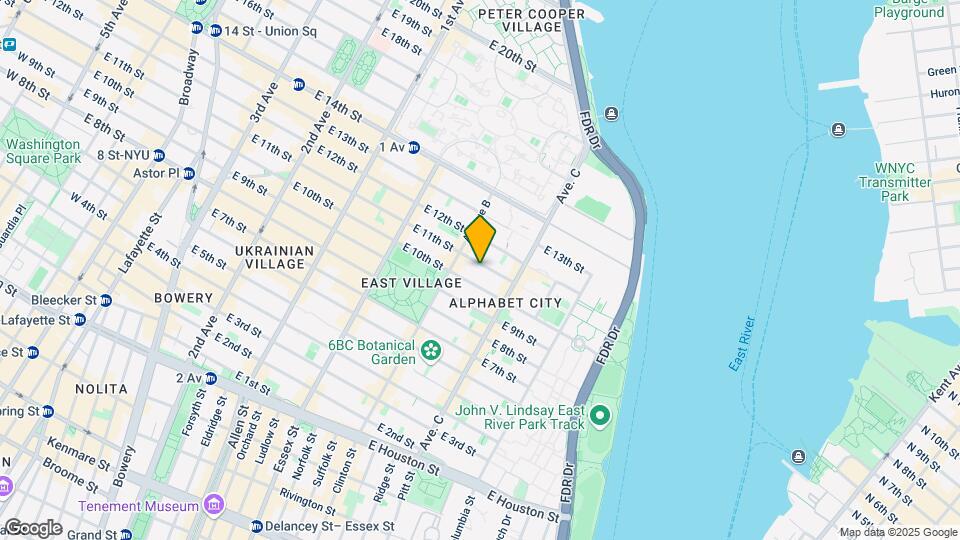 622 East 11th Street Mapa y Detalles de la Ubicación