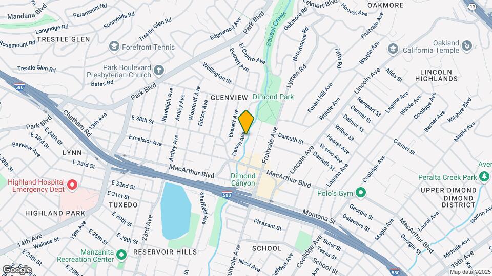 3830 Canon Ave Mapa y Detalles de la Ubicación