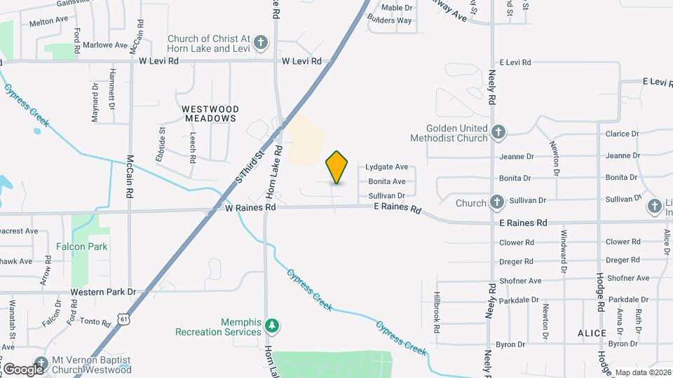 4112 Raines Oak Dr Map and Location Details